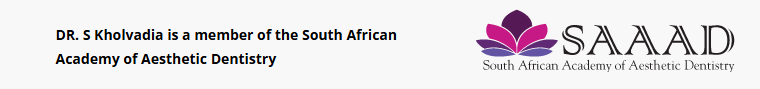 South African Academy of Aesthetic Dentistry (SAAAD) member badge